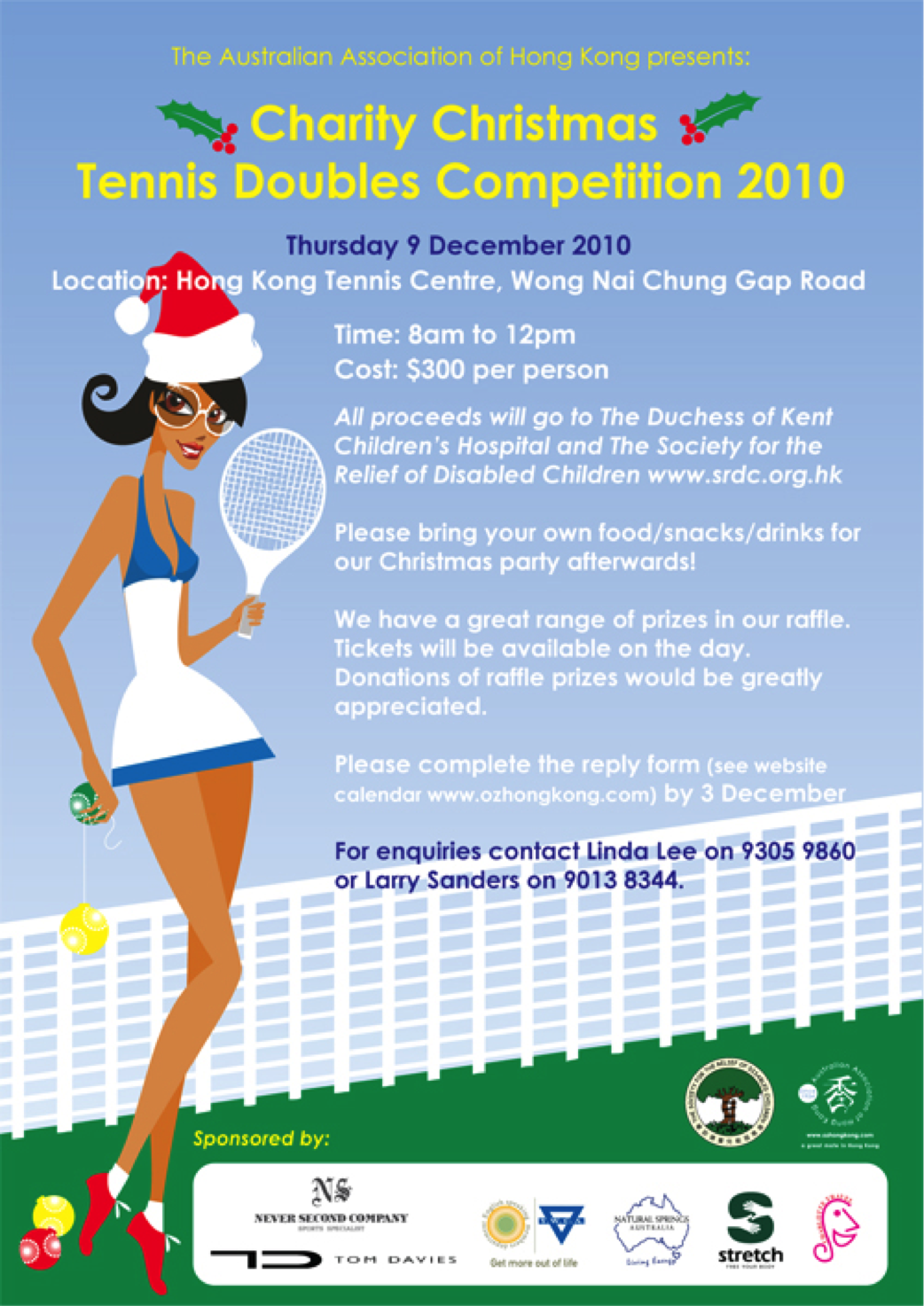 Charity Christmas Tennis Doubles Competition