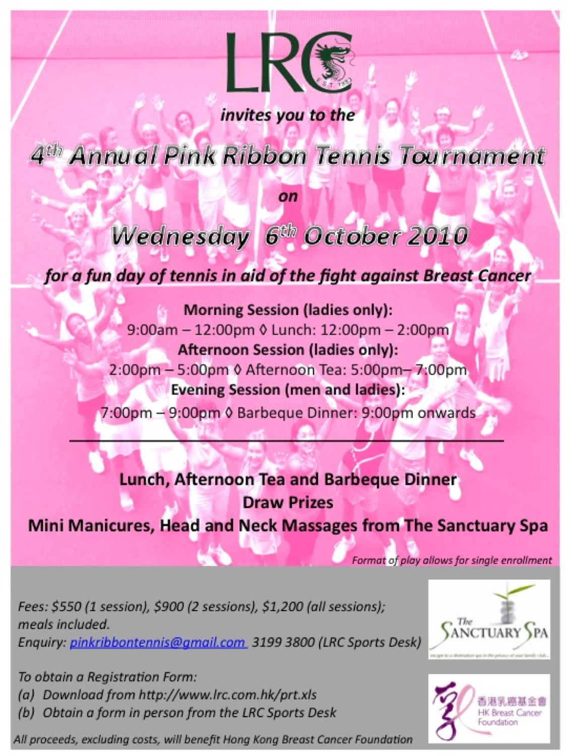 Pink Ribbon Event at LRC