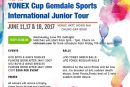 YONEX Cup Sign Up under tournaments